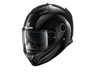 Cască Moto full-face SHARK SPARTAN BLANK colour black, size 2XL