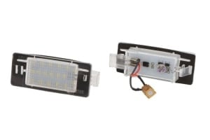 Corp iluminare numar inmatriculare LED, for station wagon; ligght colour: white, 12V,, with Aprobate pentru uz public compatibil: OPEL VECTRA C, VECTRA C GTS 04.02-01.09