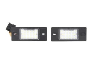 Corp iluminare numar inmatriculare LED, ligght colour: white; set, 12V,, with Aprobate pentru uz public compatibil: PORSCHE CAYENNE; VW BORA, BORA I, GOLF IV 10.98-12.13