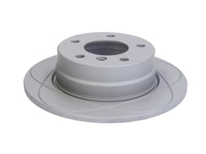 Disc de frana, 1pcs, ATE PowerDisc, full, Cut, spate ; Stanga/Dreapta, outer diameter 280 mm, thickness 10 mm, compatibil: BMW 1 (E81), 1 (E87) 1.6/2.0/2.0D 06.04-12.11