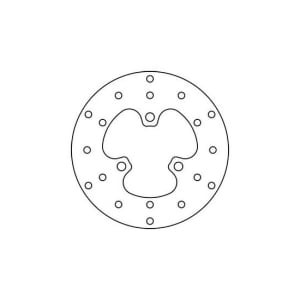 Disc frână fix față, 190/58x4mm 3x80mm, diametru gaură de centrare 10,5mm, spacing 0 (in some models used as front, in other can be spate) compatibil: CPI HUSSAR 100 (Aerox)/100 (Bali EX)/100 (Nitro)/