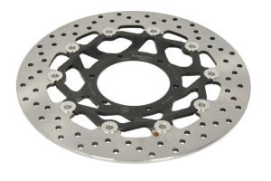 Disc frână flotant față, 296/94x5mm 6x110mm, diametru gaură de centrare 6,5mm, spacing 0 compatibil: HONDA CB 600F (Hornet)/600FA (Hornet ABS) 2007-2012