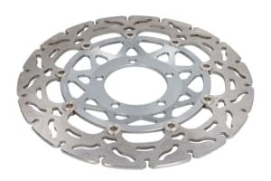 Disc frână flotant față, 310/84,5x5mm 5x100,5mm, diametru gaură de centrare 10,5mm, spacing 14,5 compatibil: TRIUMPH DAYTONA, SPEED FOUR, STREET TRIPLE, TT 600/650/675/675R 2000-2012