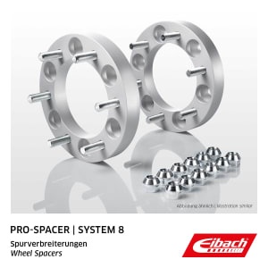 DIstantier - 2 pcs 6x139,7; thickness: 25mm; locating hole diameter: 106,5mm; PRO-SPACER series - 8; (fitting elements included - Yes) - natural