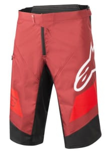 Pantaloni scurți bicycle ALPINESTARS RACER SHORTS culoare red, mărime 34