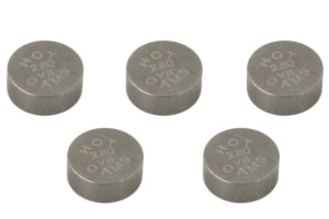 Pastile reglaj supape 7,48mm x2,8mm, (5 pcs) compatibil: CAGIVA RAPTOR, V-RAPTOR; GAS GAS EC; HONDA CB, CB-1, CBF, CBR, CRF, FJS, GL, NPS, NX, RVF, SH, ST, VF, VFR; KAWASAKI ER-6F, ER-6N, EX 50-1800 1988-2017