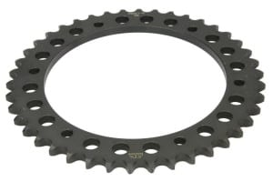 Pinion spate oțel, tip lanț: 50 (530), număr dinți: 42 (negru), compatibil: TRIUMPH DAYTONA, SPEED TRIPLE, SPRINT, TIGER 900/955/1050 1997-2017