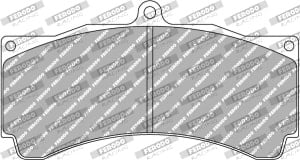 Placute de frana - professional DS1.11 uz pe circuit; fata,