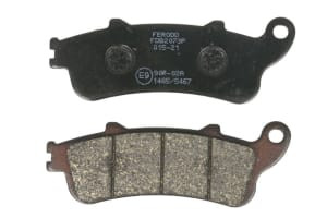 Plăcuțe de frână spate, utilizare: route, material: platinum-P, 115,6x41x8mm compatibil: HONDA CBR, FES; KAWASAKI VN, Z 125/650/1100 1996-2018