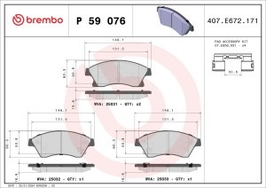 Placute de frana - tuning, fata, Aprobate pentru uz public: Yes, compatibil: CHEVROLET AVEO, CRUZE; OPEL ASTRA H CLASSIC, ASTRA J, ASTRA J GTC, ZAFIRA C 1.2-2.0D 01.09-