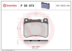 Placute de frana - tuning, fata, Aprobate pentru uz public: Yes, compatibil: MERCEDES C (CL203), C (W203), C T-MODEL (S203), CLC (CL203), CLK (A209), CLK (C209), SLK (R171) 1.8-3.5 05.00-06.11