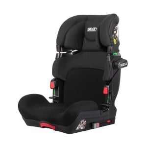 Scaun copil ECE R129 (I-SIZE), 100-150 cm., Black/Grey, plastic / polyester, ISOFIX