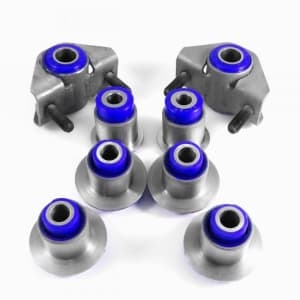 Set suspensie (8pcs, fata bottom swingarm, Stanga/Dreapta, hardness: 90 Sha) compatibil: CITROEN; PEUGEOT compatibil: CITROEN AX, SAXO; PEUGEOT 106 I, 106 II 07.86-07.04