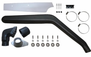 Snorkel compatibil: MITSUBISHI PAJERO 4D56-T 2.5L-I4 DIESEL compatibil: MITSUBISHI PAJERO II 2.4 (V21W, V21C)/2.4 (V41W, V21W, V21C)/2.5 TD (V14_,V34_)/2.5 TD 4WD (V24C, V24W)/2.6 (V12_,V32)/2.8 TD (V46W, V26W)/3