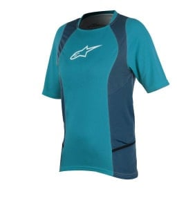 Tricou Ciclism ALPINESTARS STELLA DROP 2 culoare blue/white, mărime XS (short sleeve)