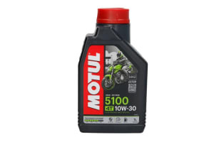 Ulei motor 4T Motul 5100 10W30 1l, API SM JASO MA-2 Semi-synthetic enriched with esters