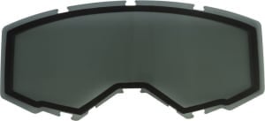 Vizieră FLY RACING DUAL LENS W/O VENTS culoare smoked