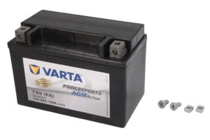 Baterie AGM/Starting VARTA 12V 8Ah 135A L+ Maintenance free 151x87x106mm Started YTX9-BS fits: AEON COBRA, OVERLAND; APRILIA AF1, LEONARDO, MOJITO, PEGASO, RED ROSE, RS, RX 25-1000 1982-2021