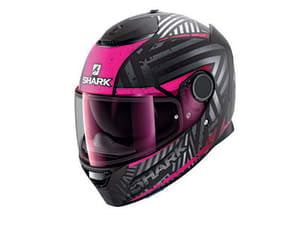 Cască Moto full-face SHARK SPARTAN 1.2 KOBRAK Mat colour black/grey/matt/pink, size 2XL unisex