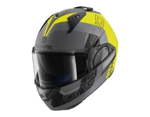 Cască Moto SHARK EVO-ONE 2 SLASHER colour black/grey/matt/yellow, size XS unisex