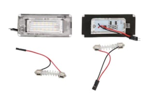 Corp iluminare numar inmatriculare LED, ligght colour: white; set, 12V,, uz pe circuit compatibil: MINI (R56), (R57), (R59) 09.06-06.15