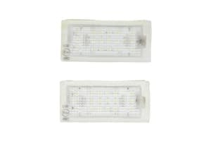 Corp iluminare numar inmatriculare LED, ligght colour: white; set, 12V,, with Aprobate pentru uz public compatibil: BMW 3 (E46) 12.98-07.06