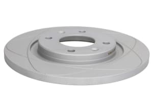 Disc de frana, 1pcs, ATE PowerDisc, full, Cut, fata ; Stanga/Dreapta, outer diameter 266 mm, thickness 13 mm, compatibil: CITROEN BERLINGO, BERLINGO/MINIVAN, C2, C3 I, C4 CACTUS, C-ELYSEE 1.1-2.0D 06.96-