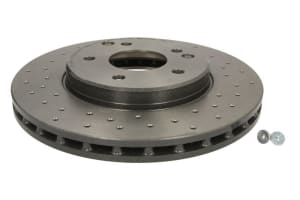 Disc de frana, BREMBO Xtra, 1pcs, Perforat, fata ; Stanga/Dreapta, outer diameter 288 mm, thickness 25 mm, compatibil: MERCEDES C (CL203), C T-MODEL (S202), C T-MODEL (S203), C (W203) 1.6-2.3 06.97-06.11