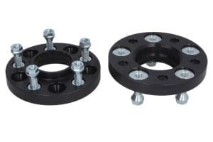 DIstantier - 2 pcs 5x120; thickness: 20mm; locating hole diameter: 72,5mm - 7; (fitting elements included - Yes) - Black