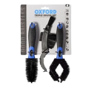 Motorcycle cleaning brushes set