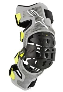 Orteze genunchi ALPINESTARS MX BIONIC-7 culoare fluorescent/silver/yellow, mărime M