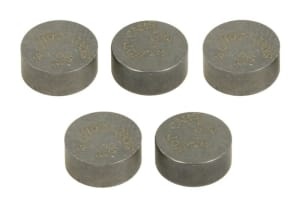 Pastile reglaj supape 7,48mm x3,05mm, (5 pcs) compatibil: CAGIVA RAPTOR, V-RAPTOR; GAS GAS EC; HONDA CB, CB-1, CBF, CBR, CRF, FJS, GL, NPS, NX, RVF, SH, ST, VF, VFR; KAWASAKI ER-6F, ER-6N, EX 50-1800 1988-2017