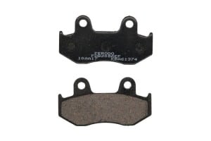 Plăcuțe de frână inferior/spate, utilizare: road-small motorcycle/scooters, material: eco friction-EF, 81,4x42,2x8,3mm compatibil: SUZUKI AN 400 1999-2005