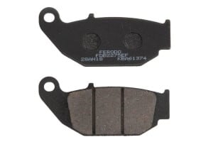 Plăcuțe de frână inferior/spate, utilizare: road-small motorcycle/scooters, material: eco friction-EF, 88,1x40x10mm compatibil: HONDA CBR, CRF 125/250 2004-2018