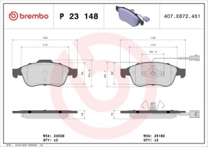 Placute de frana - tuning, fata, Aprobate pentru uz public: Yes, compatibil: ALFA ROMEO GIULIETTA 1.4-1.8 04.10-12.20