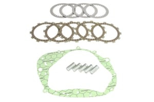 Set complet de ambreiaj (discuri, distantiere, arcuri, garnitură) compatibil: SUZUKI GN, GZ, TU 125 1994-2004