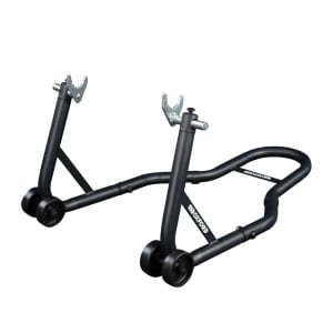 Stand Moto under spate wheel (colour: black, steel)