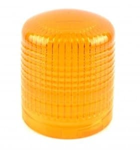 Sticla lampa (orange colour; with cover)