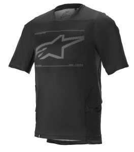 Tricou Ciclism ALPINESTARS DROP 6.0 S/S JERSEY culoare black, mărime L (short sleeve)