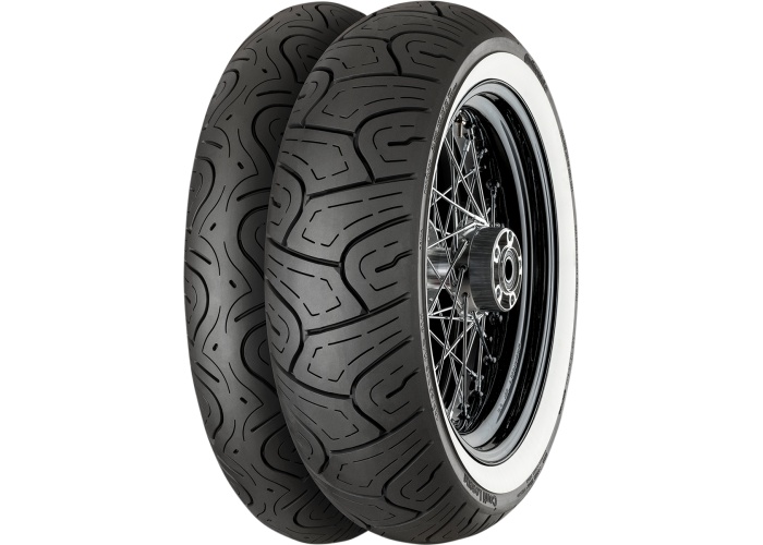 [02403030000] Chopper/cruiser tyre CONTINENTAL MT90B16 TL 74H ContiLegend Rear WW (WHITE WALL)ranforsat