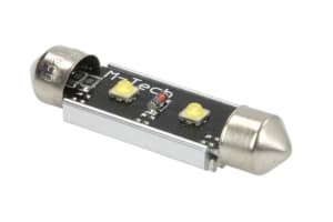 Bec LED, 1pcs, C5W, 12V, max. 3,2W, light colour cool white, max. 6000K, socket type SV8,5, length: 41mm, uz pe circuit, for vehicles with CAN-Bus