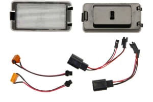 Corp iluminare numar inmatriculare LED, ligght colour: white; set, 12V,, uz pe circuit compatibil: SEAT AROSA, CORDOBA, IBIZA III, LEON, TOLEDO III 02.93-11.09