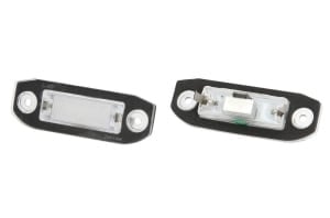 Corp iluminare numar inmatriculare LED, ligght colour: white; set, 12V,, with Aprobate pentru uz public compatibil: VOLVO C30, S40 II, S60 II, S80 I, S80 II, V50, V70 II, V70 III, XC60 I, XC70 II, XC90 I 05.98-12.18