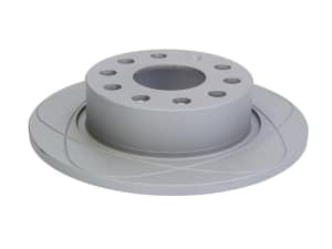 Disc de frana, 1pcs, ATE PowerDisc, full, Cut, spate ; Stanga/Dreapta, outer diameter 253 mm, thickness 10 mm, compatibil: AUDI A3; SEAT ALTEA, ALTEA XL, LEON, LEON SC, LEON ST, LEON ST/KOMBI 1.0-3.6 02.98-