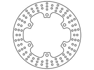 Disc frână fix față, 276/144x5mm 6x166mm, diametru gaură de centrare 10,5mm, spacing 0 (in some models used as front, in other can be spate) compatibil: HONDA CBR 1000F/500/500S/600V (Transalp)/650/65