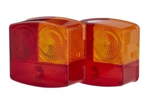 Element lampa spate dreapta (orange/red, with indicator, with stop light, parking light, with plate lighting) compatibil: DEUTZ FAHR D 6206, D 6206 A, D 6206 S, D 6206 SA, D 6806, D 6806 A, D 7206, D 7206 A