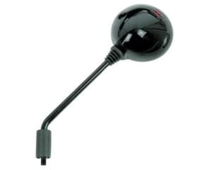 Oglinda (universal, diametru braț: 10, dreapta, negru, montaj pe ghidon) compatibil: GILERA D.N.A 50/125/180 2000-2008