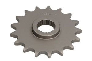 Pinion față oțel, tip lanț: 520, număr dinți: 17, compatibil: APRILIA ETX, PEGASO, TUAREG 350/600 1988-1993