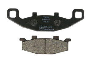 Plăcuțe de frână inferior/spate, utilizare: route, material: platinum-P, 95x35x8,8mm compatibil: KAWASAKI ER, GPX, GPZ, KL, KLE, ZL, ZR, ZRX, ZX, ZZR; SUZUKI DR, GS, GSF, GSX, VX 400-1200 1988-2008