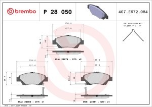 Placute de frana - tuning, fata, Aprobate pentru uz public: Yes, compatibil: HONDA CIVIC VIII, CR-Z, INSIGHT, JAZZ III, JAZZ IV, JAZZ V 1.2-1.5H 02.06-